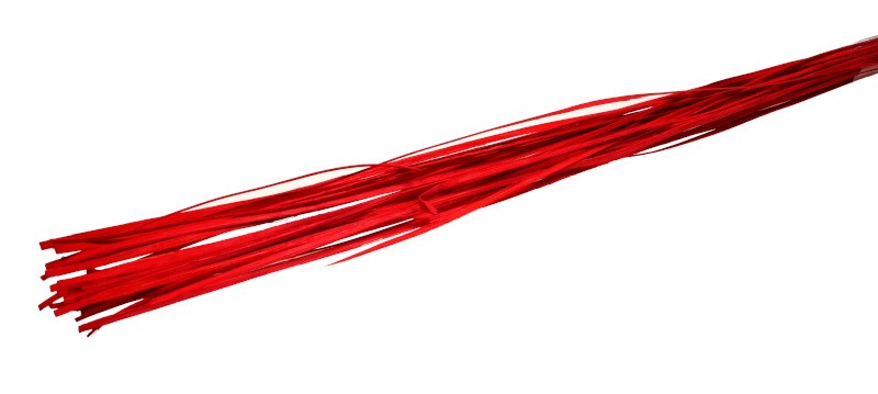 Rattan prosty 1 m - czerwony