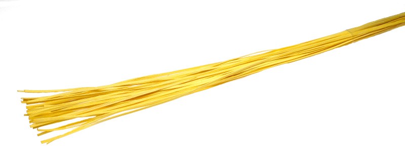 Rattan prosty 1 m - żółty