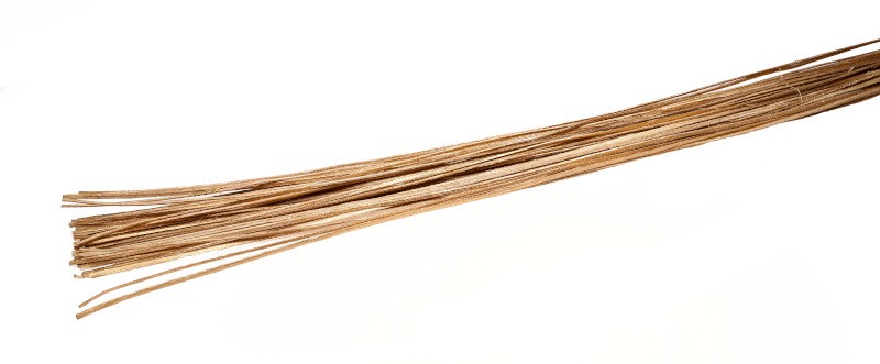 Rattan prosty 1 m - złoty