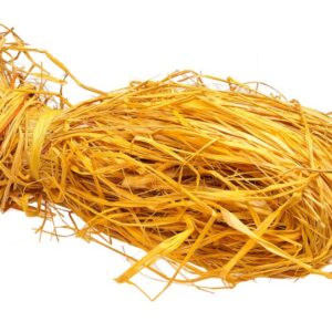 Rafia naturalna barwiona - żółta