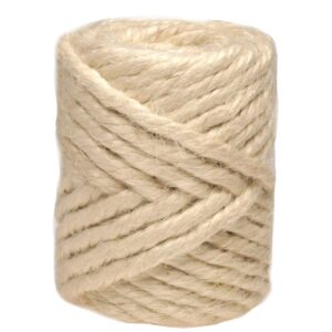 Sznurek jutowy wybielony - splot 2