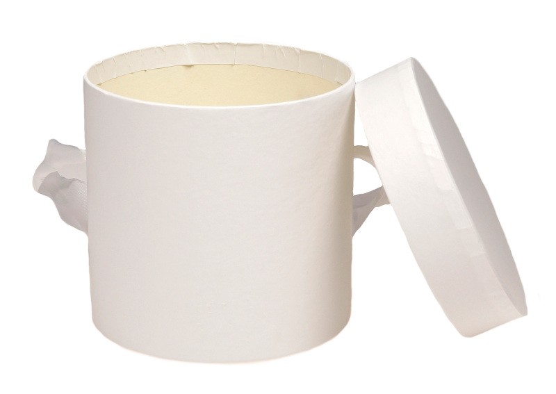 Mini flower box 12 cm x 11 cm - biały