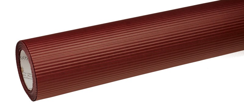 Papier karbowany - bordowy