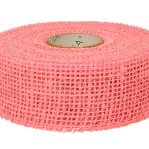 Wstążka jutowa 5 cm x 10 m - różowa