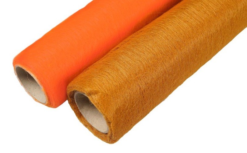 Flizelina - miedziany brąz|50 cm x 7 m