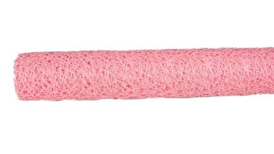 Różowa siatka koronkowa