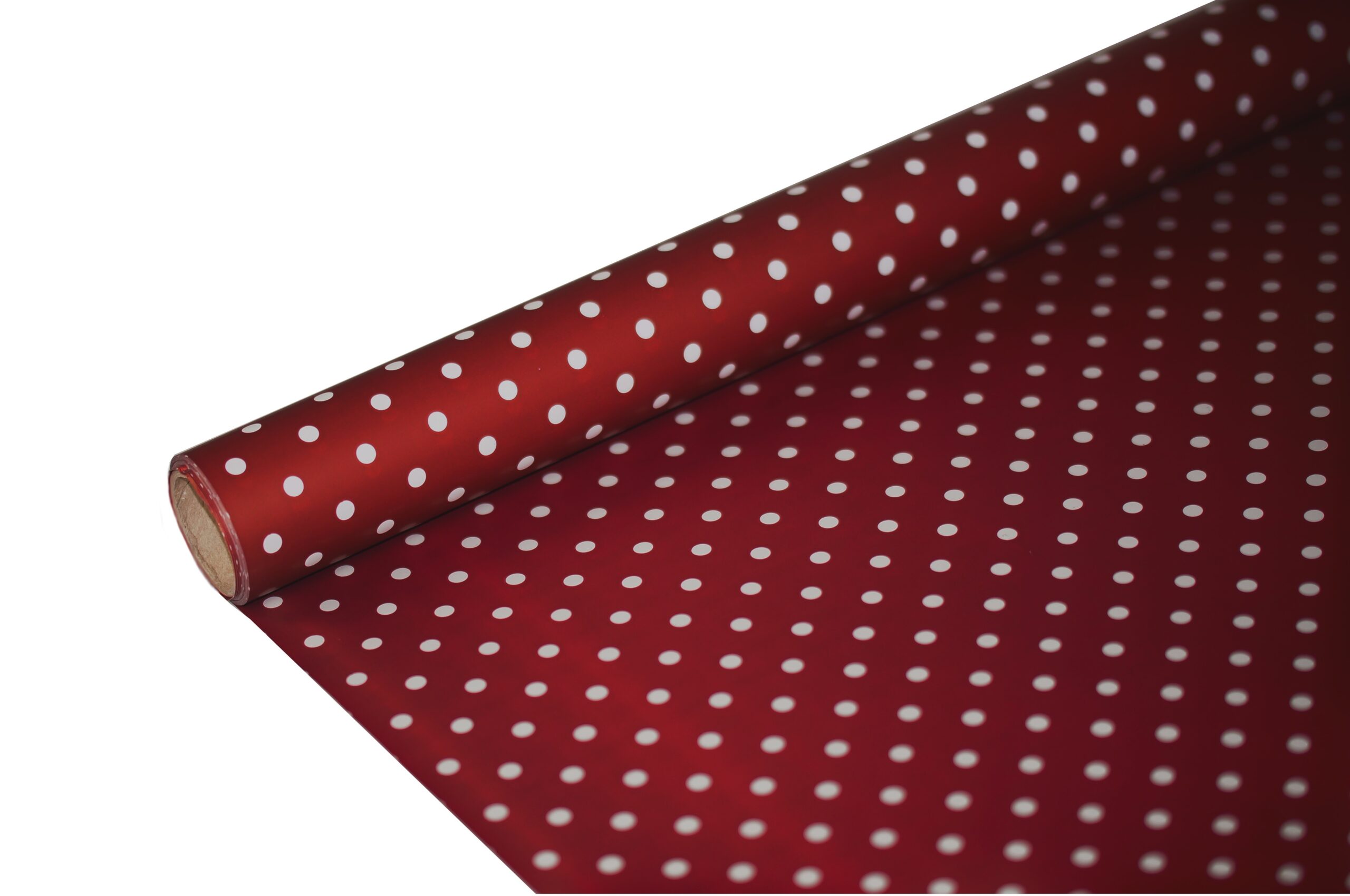 FOLIA SATYNOWA GROSZKI BURGUNDY B17