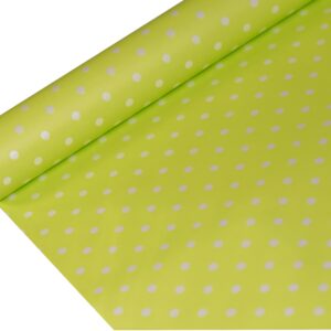 FOLIA SATYNOWA GROSZKI APPLE GREEN B26