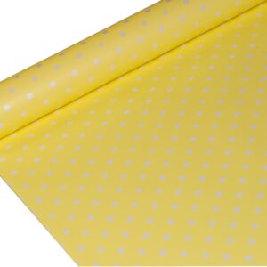 FOLIA SATYNOWA GROSZKI ZITRONE B23