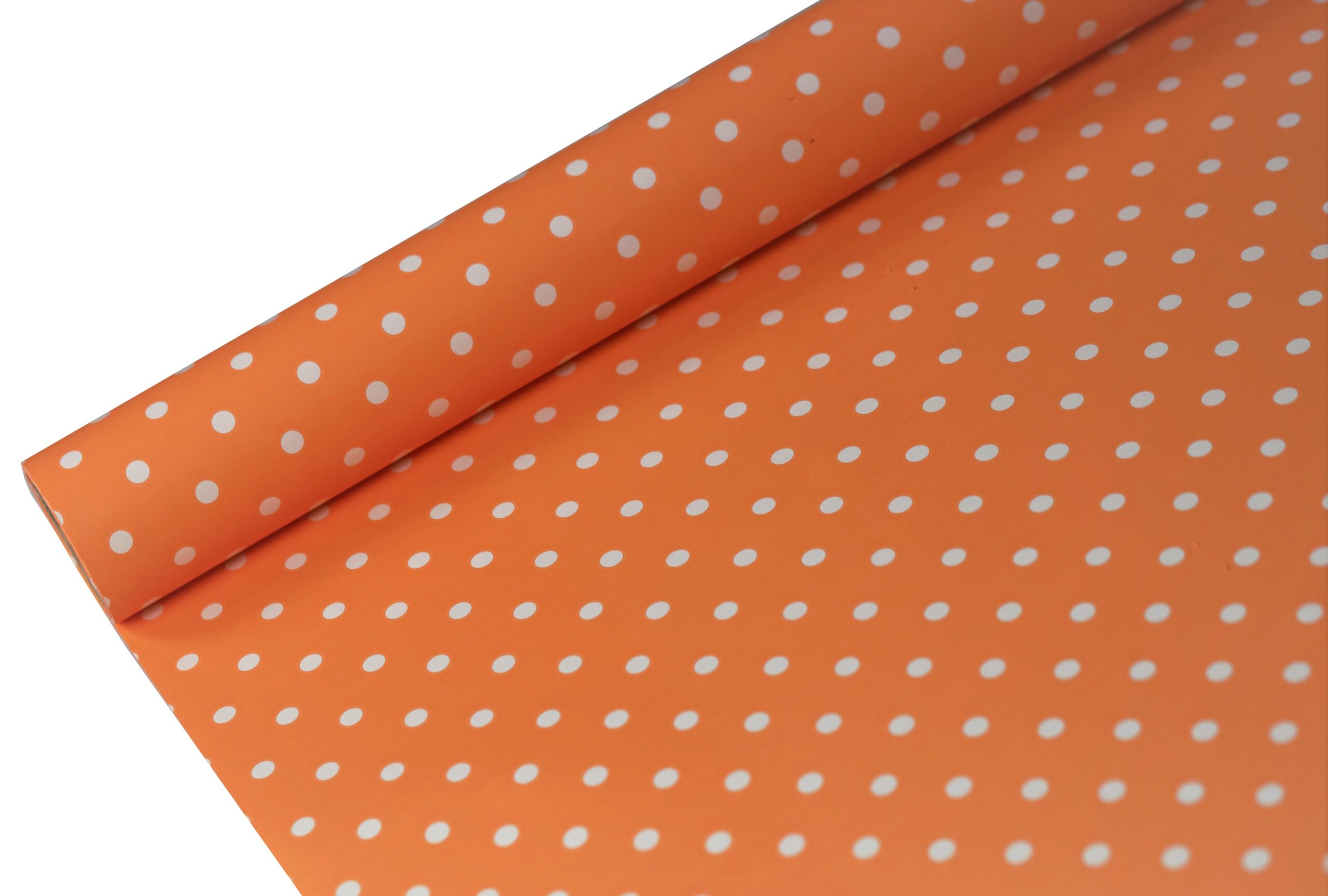 FOLIA SATYNOWA GROSZKI ORANGE B 25