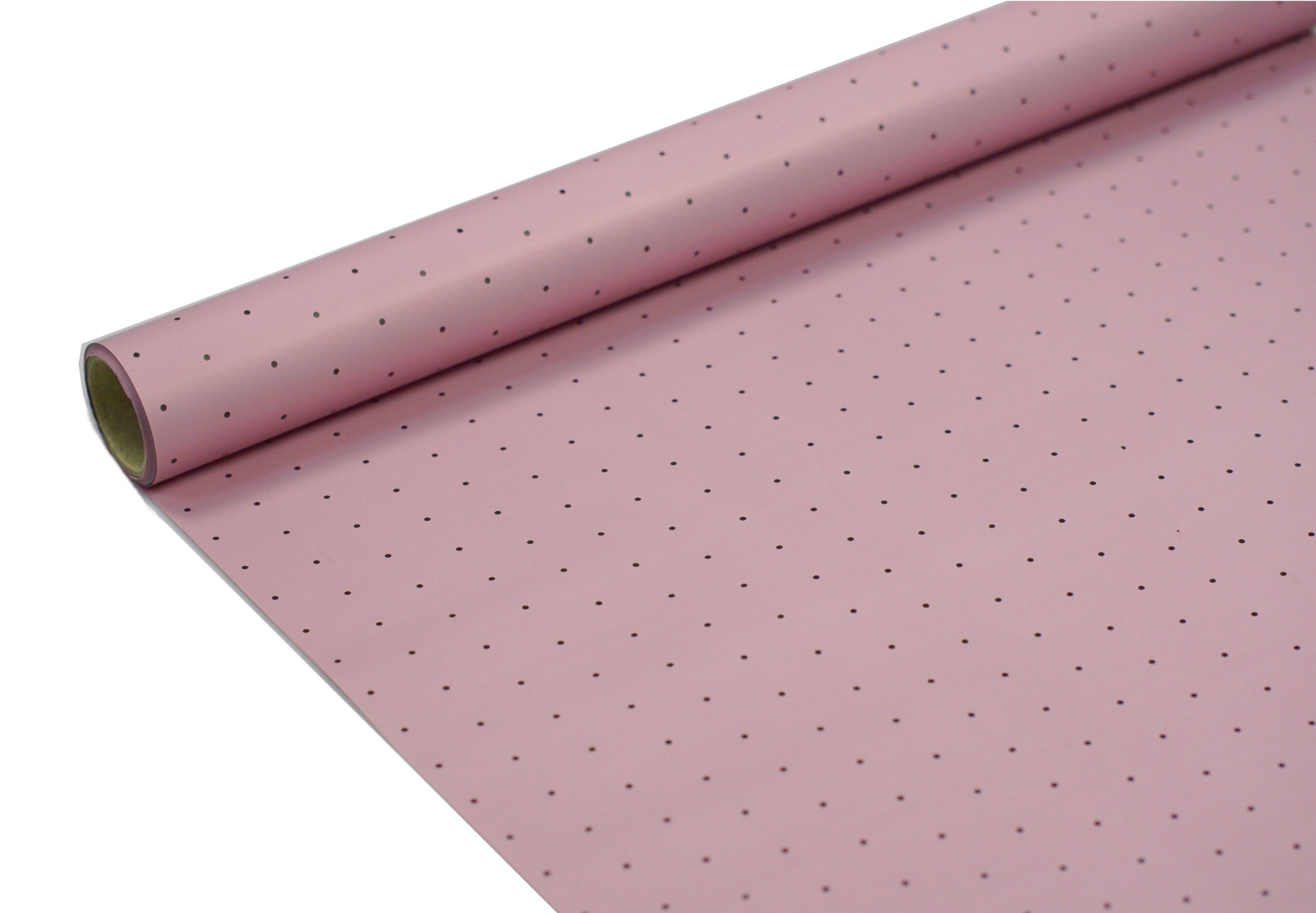 FOLIA SATYNOWA KROPKI VIOLET PASTEL B14