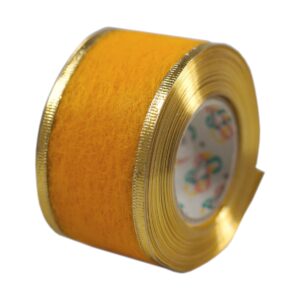 Flizelina wstążka 4cm x 10m kolor słoneczny pomarańcz