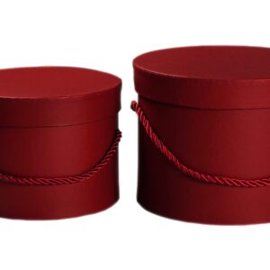 Flower box 2 szt. - Bordowy