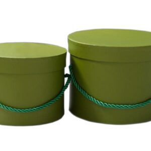 Flower box 2 szt. - Oliwkowy