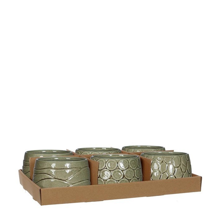 Osłonka ceramiczna - oliwkowa