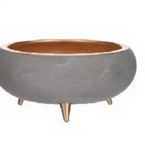 Osłonka- misa na miedzianych nóżkach