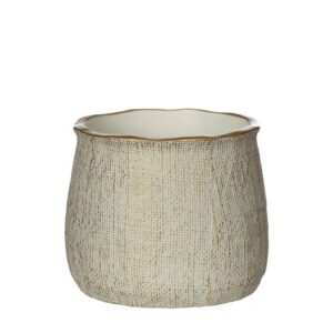 Osłonka beżowo-złota duża