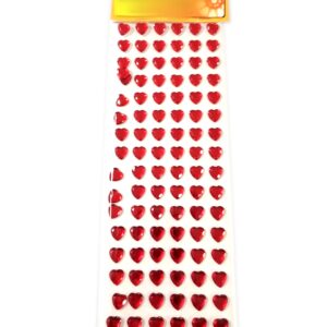 Naklejki serduszka 96 sztuk