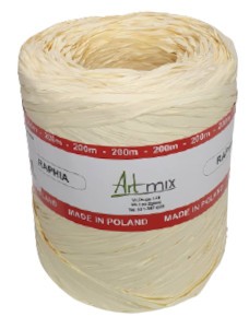 Rafia syntetyczna - kremowa