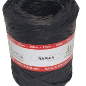 Rafia syntetyczna - czarna