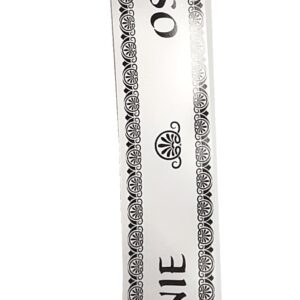 TAŚMPOGRZEBOWA 3CM X 100M BIAŁO-CZARNA