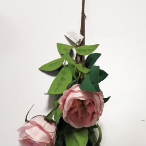 PIWONIA NA ŁODYDZE pudrowy róż